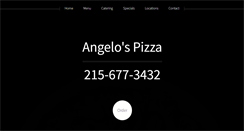 Desktop Screenshot of angelospizzaphilly.com